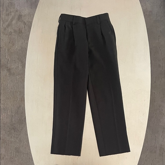 Classic Brown Boy's Wool Dress Pants - Picture 1 of 6